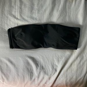 Black bandeau top